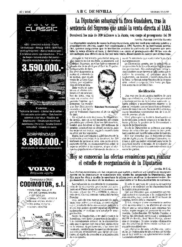 ABC SEVILLA 23-05-1997 página 60