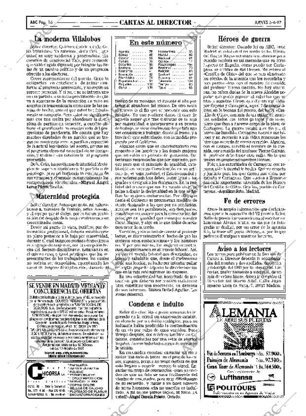ABC MADRID 05-06-1997 página 16