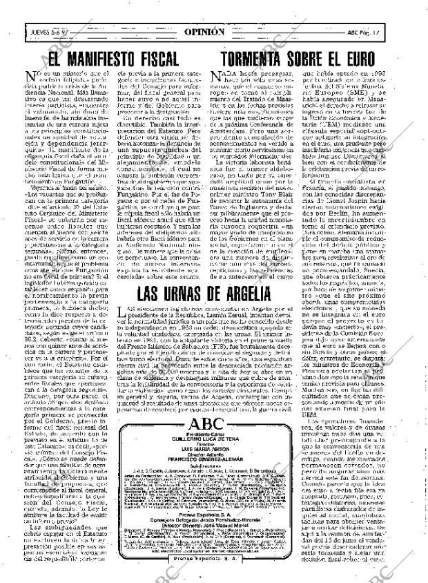 ABC MADRID 05-06-1997 página 17