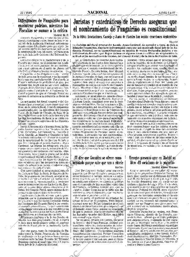 ABC MADRID 05-06-1997 página 22
