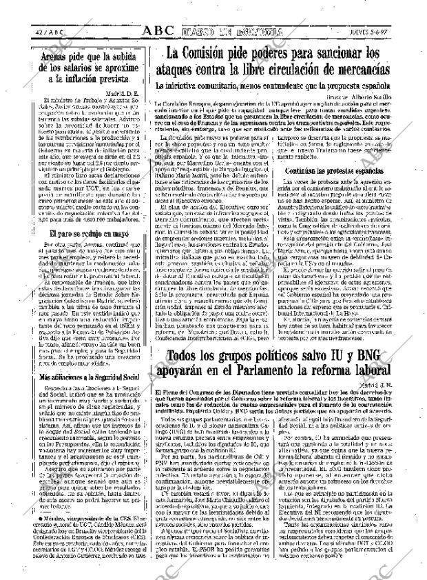 ABC MADRID 05-06-1997 página 42