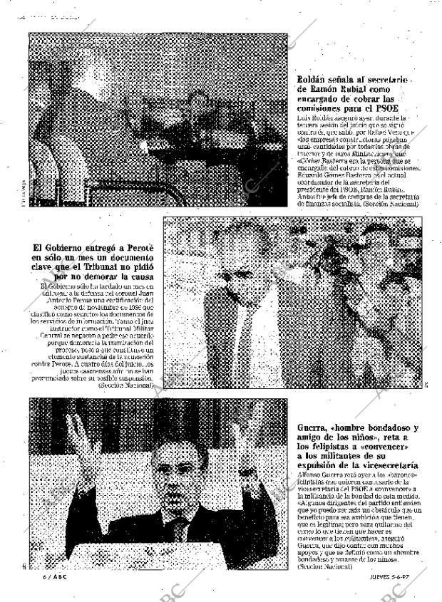 ABC MADRID 05-06-1997 página 6