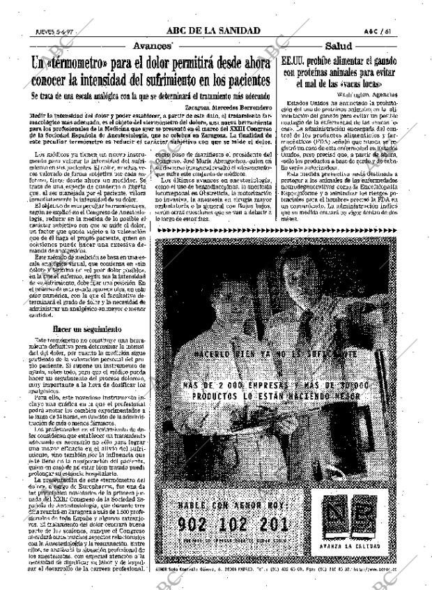 ABC MADRID 05-06-1997 página 61