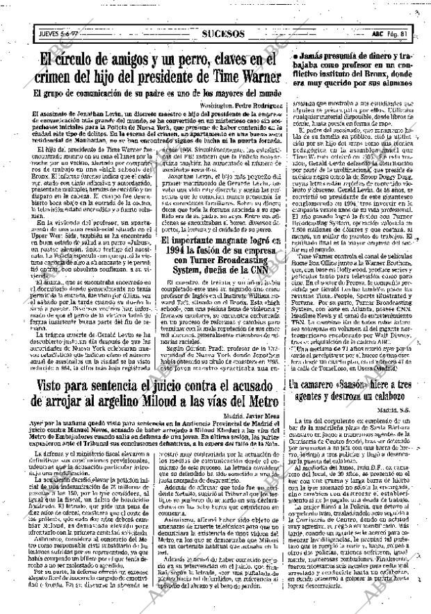 ABC MADRID 05-06-1997 página 81