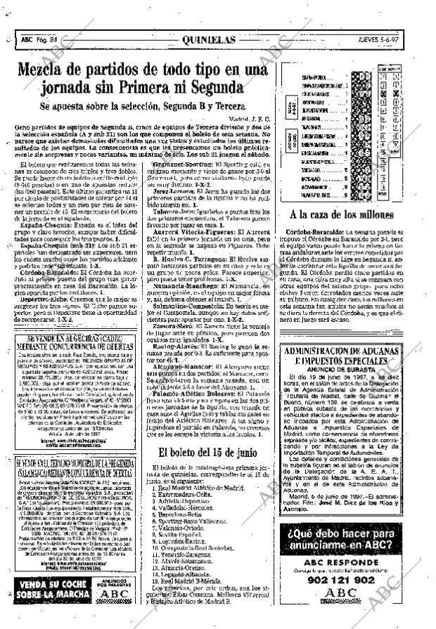 ABC MADRID 05-06-1997 página 84