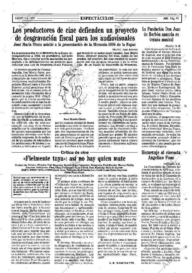 ABC MADRID 05-06-1997 página 91