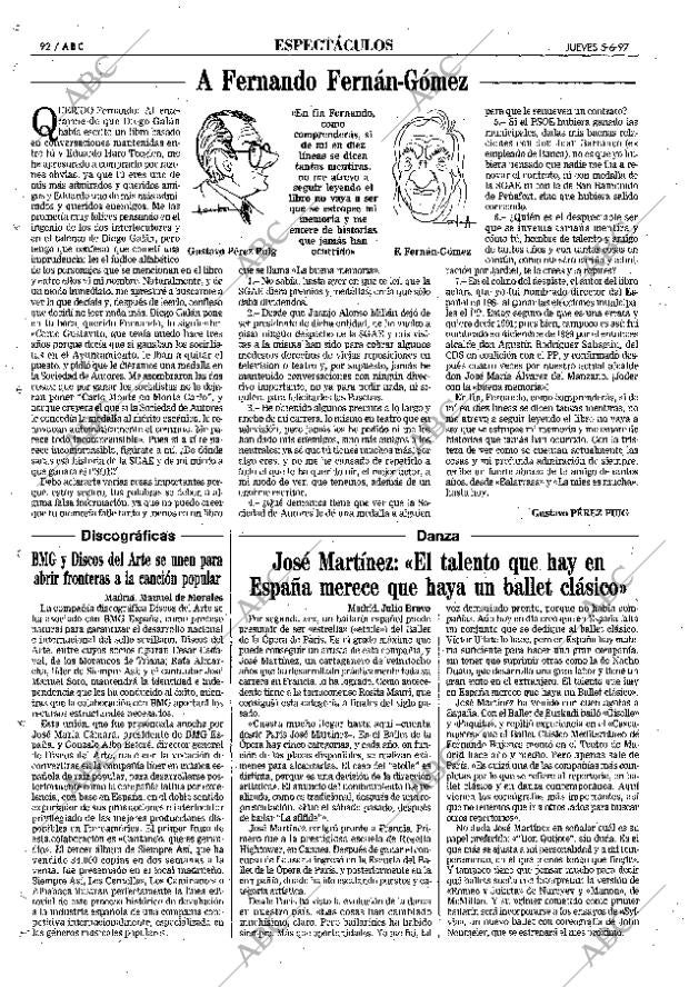 ABC MADRID 05-06-1997 página 92