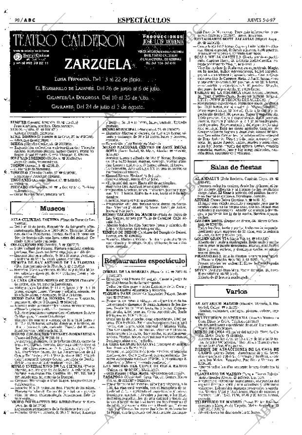 ABC MADRID 05-06-1997 página 98