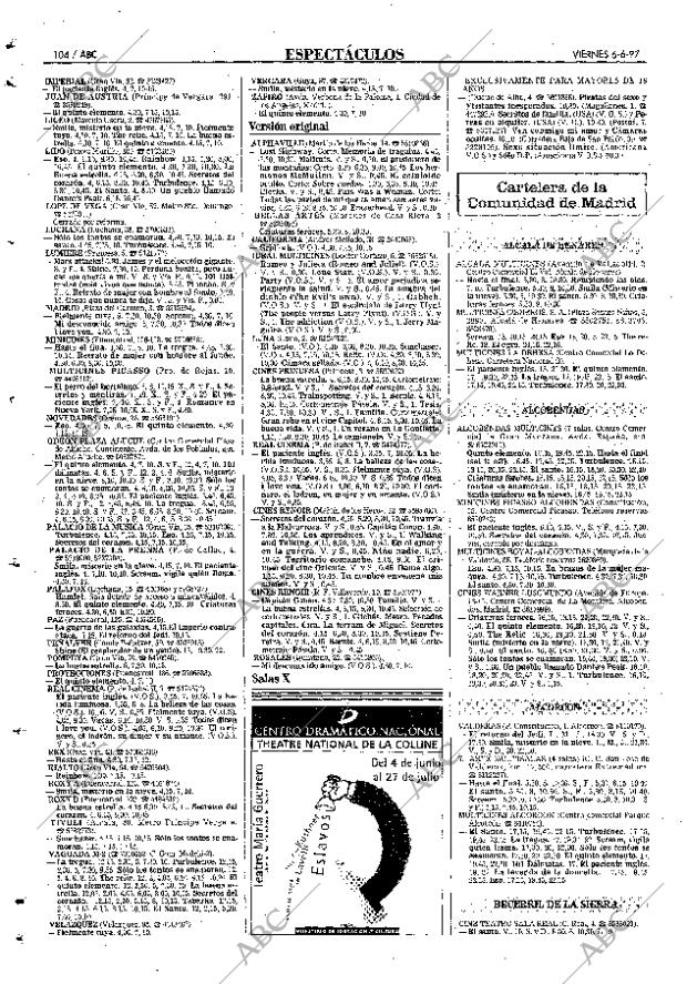 ABC MADRID 06-06-1997 página 104