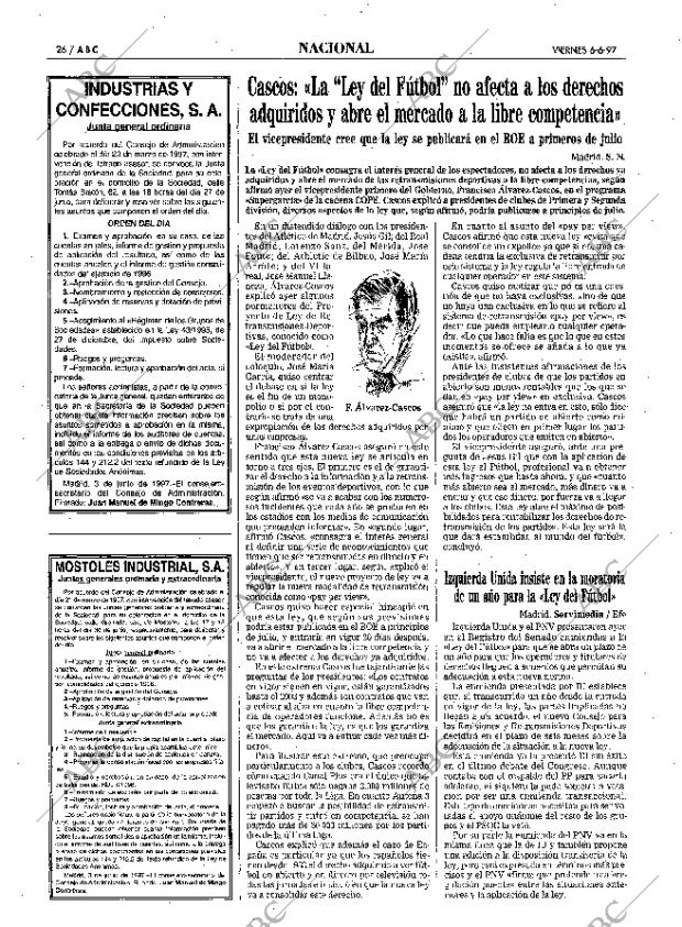 ABC MADRID 06-06-1997 página 26