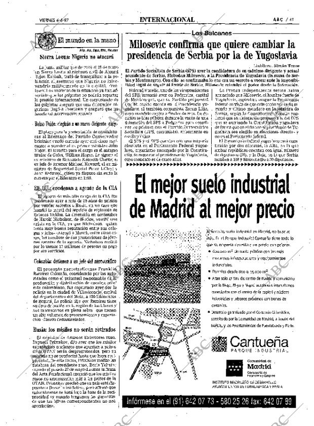 ABC MADRID 06-06-1997 página 41