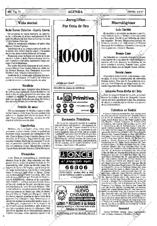 ABC MADRID 06-06-1997 página 74