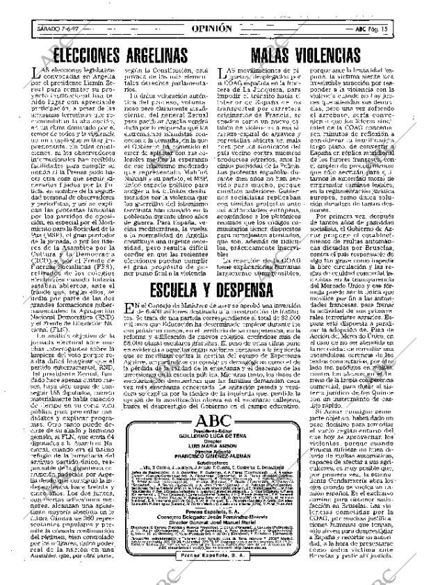 ABC MADRID 07-06-1997 página 15