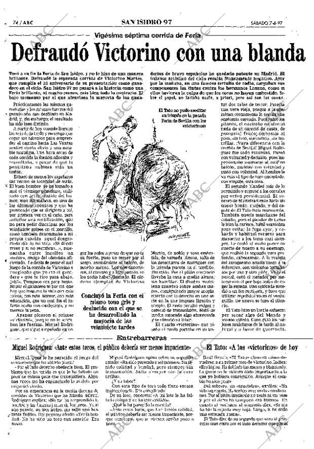 ABC MADRID 07-06-1997 página 74
