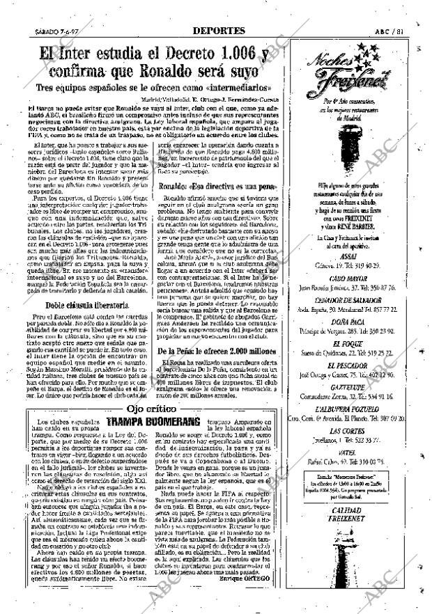 ABC MADRID 07-06-1997 página 81
