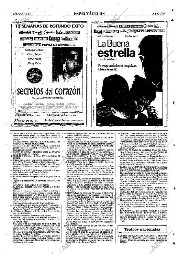 ABC MADRID 07-06-1997 página 87