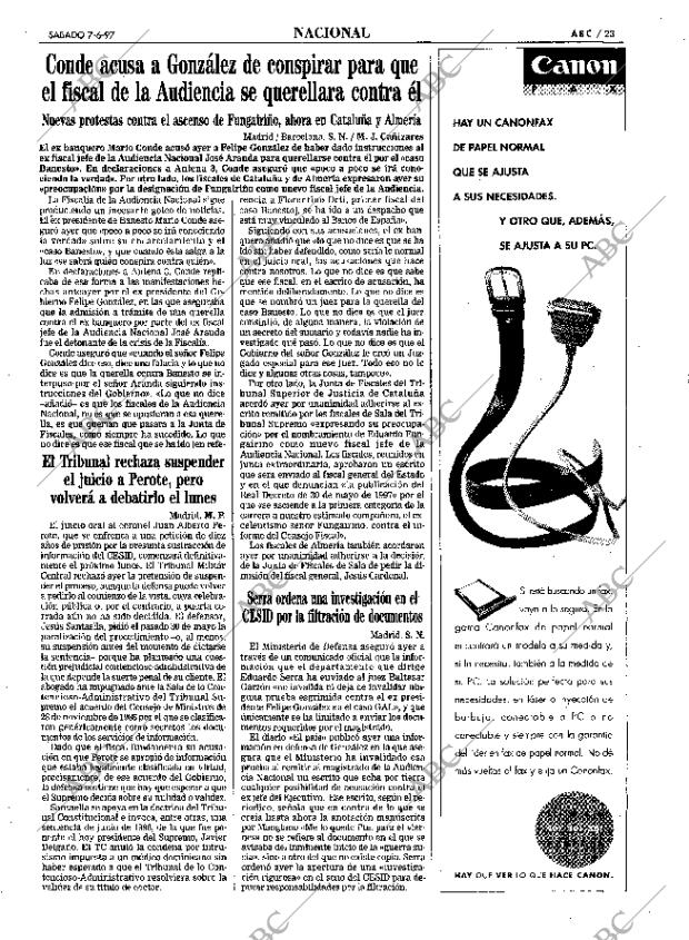 ABC SEVILLA 07-06-1997 página 23