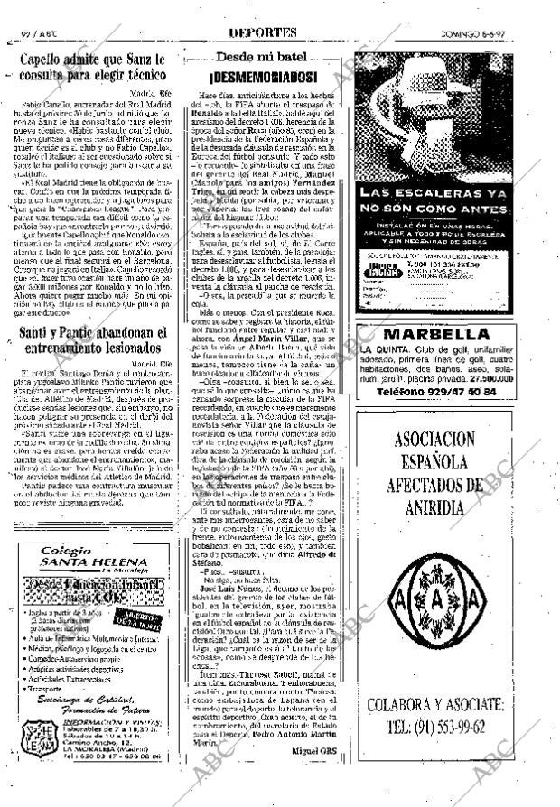 ABC MADRID 08-06-1997 página 92