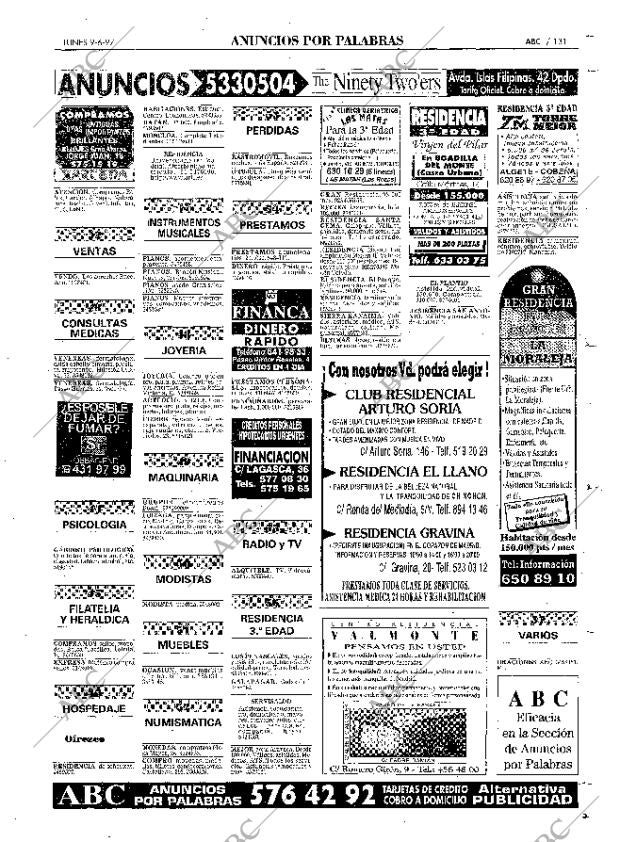 ABC MADRID 09-06-1997 página 131