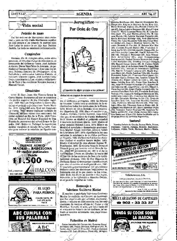 ABC MADRID 09-06-1997 página 67