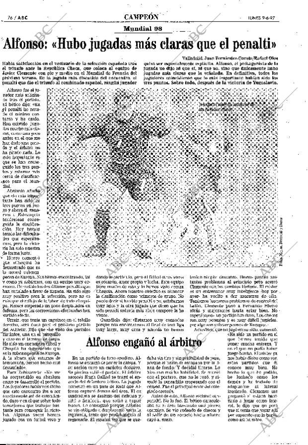 ABC MADRID 09-06-1997 página 76
