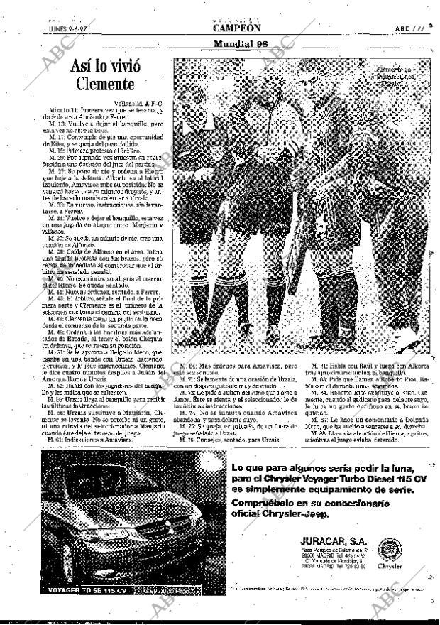 ABC MADRID 09-06-1997 página 77