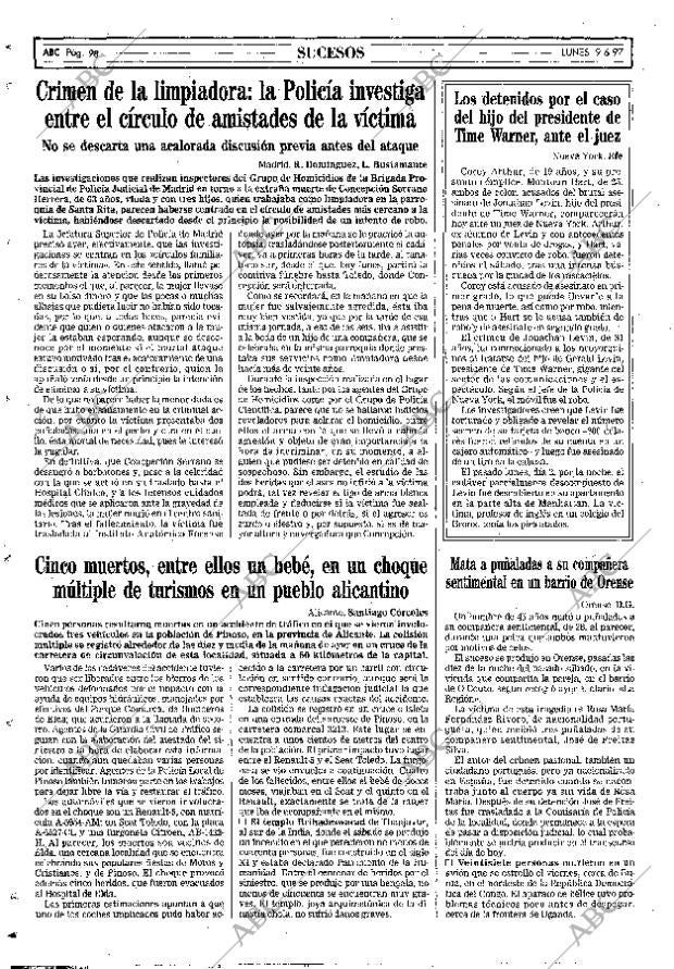 ABC MADRID 09-06-1997 página 98