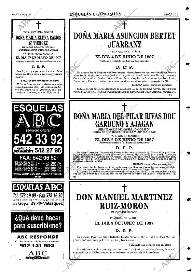 ABC MADRID 10-06-1997 página 101