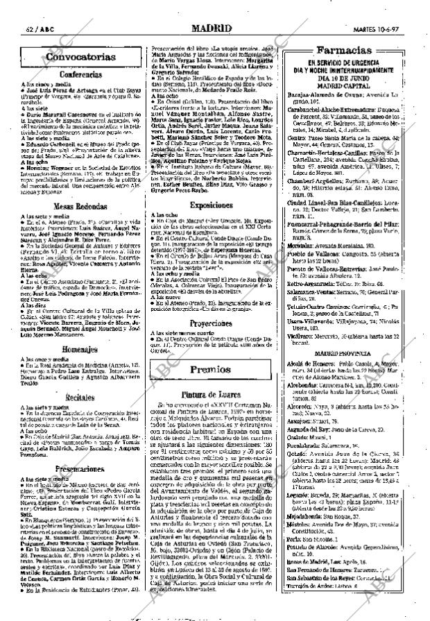 ABC MADRID 10-06-1997 página 62