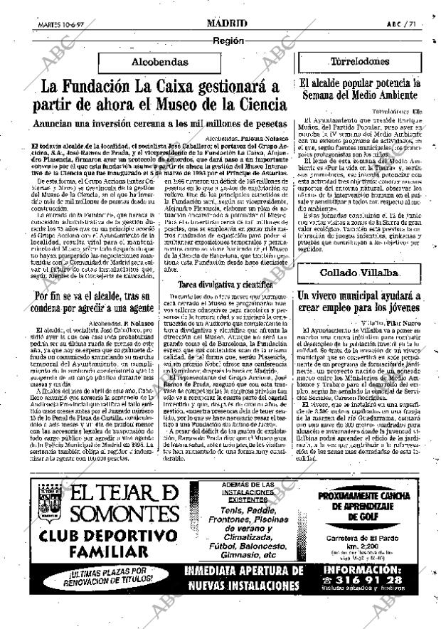 ABC MADRID 10-06-1997 página 71