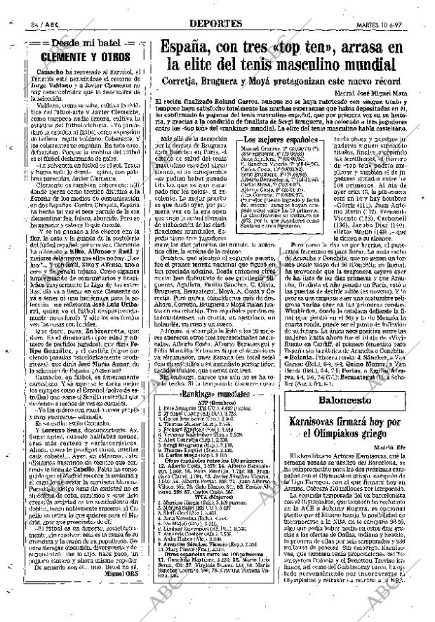 ABC MADRID 10-06-1997 página 84