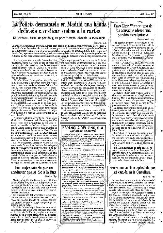 ABC MADRID 10-06-1997 página 87