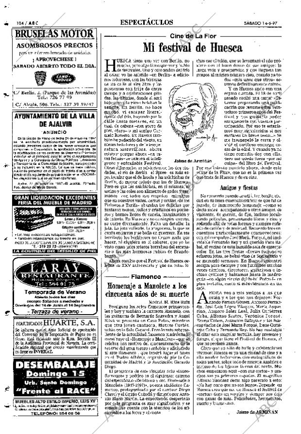 ABC MADRID 14-06-1997 página 104