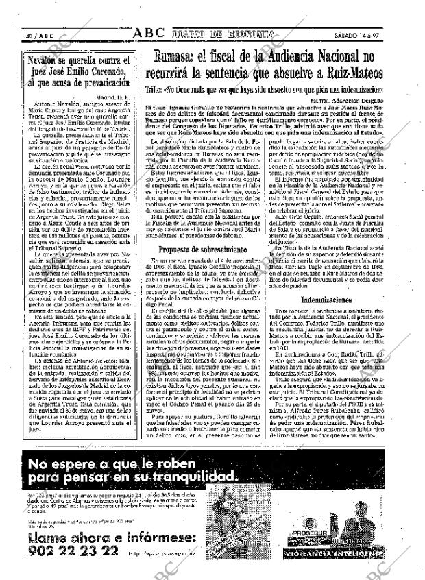 ABC MADRID 14-06-1997 página 40