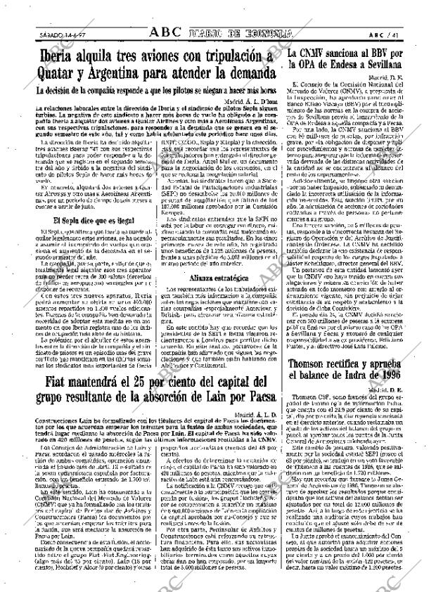 ABC MADRID 14-06-1997 página 41