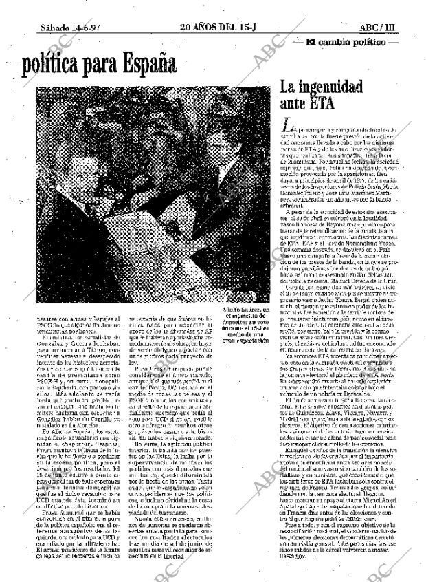 ABC MADRID 14-06-1997 página 63