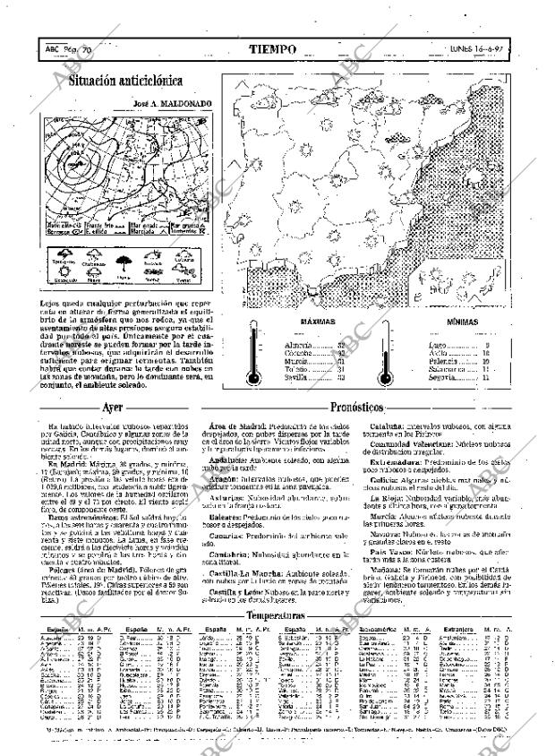 ABC MADRID 16-06-1997 página 70