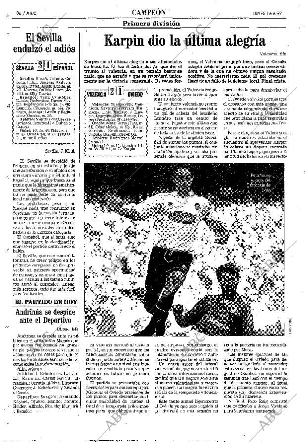 ABC MADRID 16-06-1997 página 86