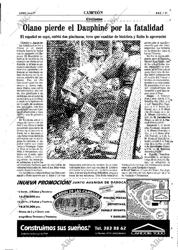 ABC MADRID 16-06-1997 página 91