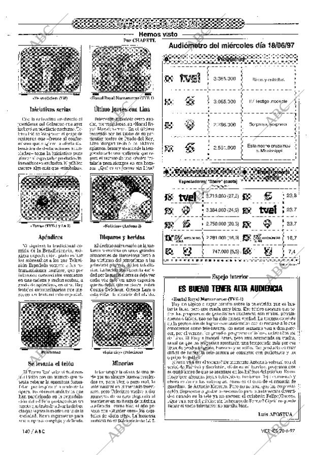 ABC MADRID 20-06-1997 página 140