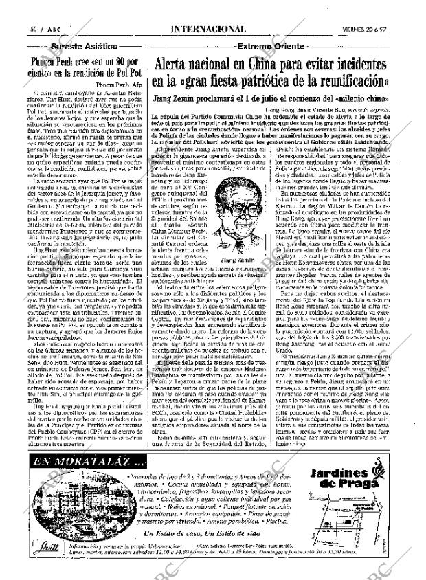 ABC MADRID 20-06-1997 página 50