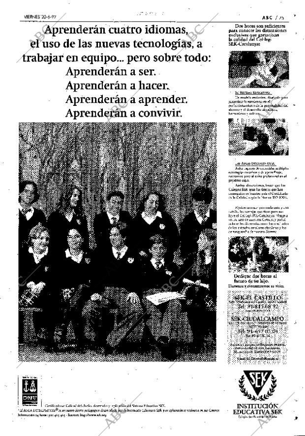 ABC MADRID 20-06-1997 página 75