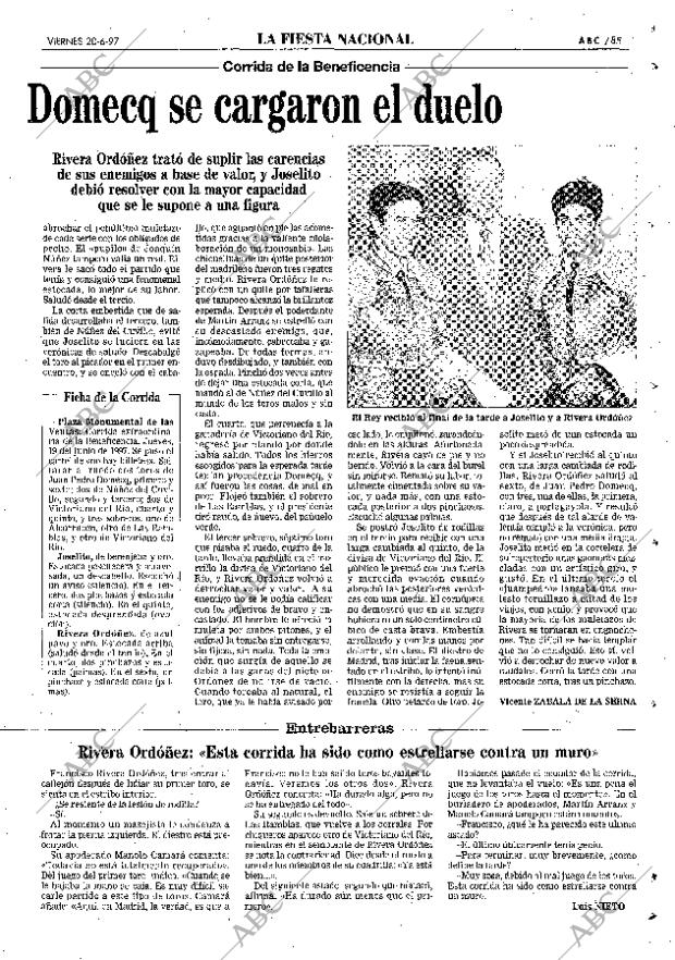 ABC MADRID 20-06-1997 página 85