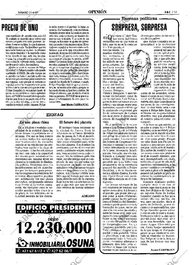 ABC SEVILLA 21-06-1997 página 19