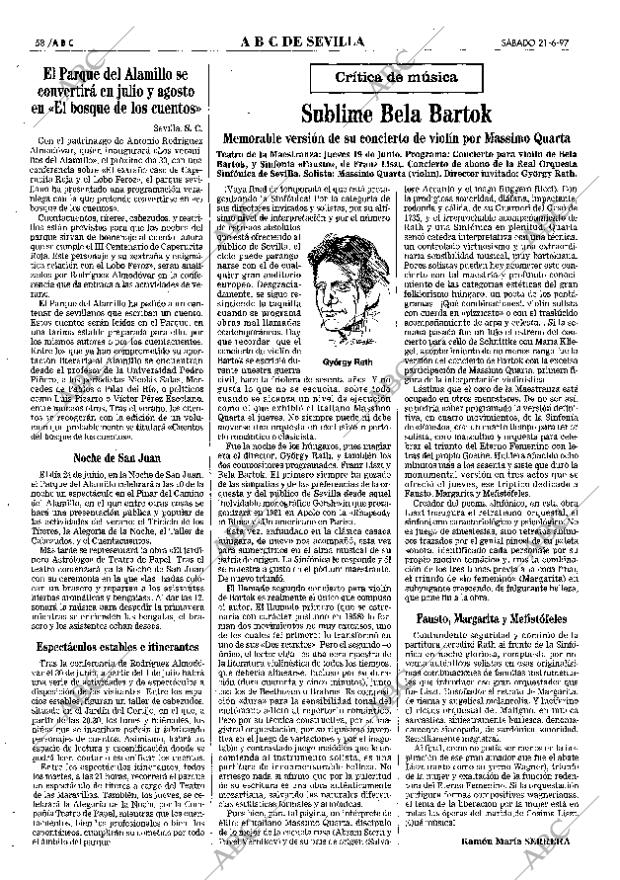 ABC SEVILLA 21-06-1997 página 58