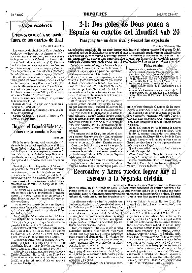 ABC SEVILLA 21-06-1997 página 82