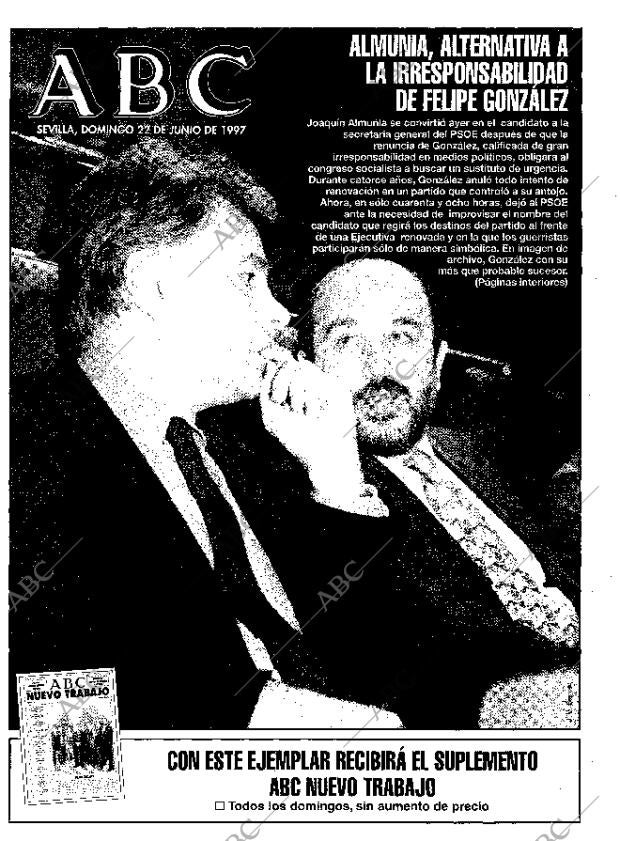 ABC SEVILLA 22-06-1997 página 1
