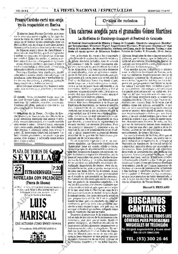 ABC SEVILLA 22-06-1997 página 100