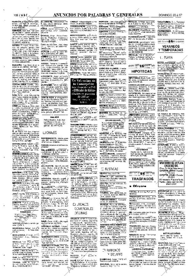 ABC SEVILLA 22-06-1997 página 108