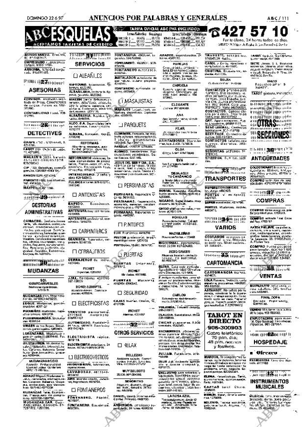 ABC SEVILLA 22-06-1997 página 111